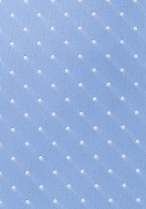 Corbata infantil lunares azul hielo