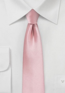 Corbata estrecha microfibra rosa oscuro