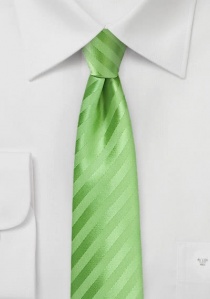 Corbata de hombre a rayas Structure Verde