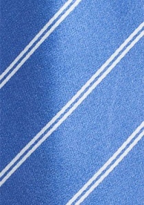 Corbata XXL diseño a rayas azul grisáceo pálido