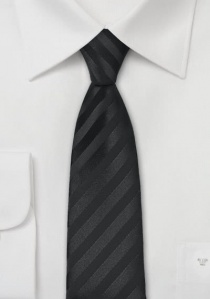 Corbata estrecha negra | Corbatas.es