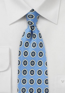 Adorno de corbata para hombre de diseño azul cielo