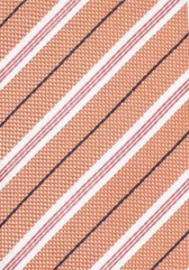 Corbata de algodón diseño a rayas color