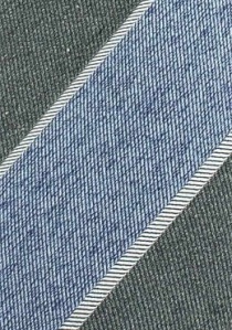 Corbata azul grisáceo pálido gris seda sin tratar