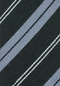 Tinta Kravatte Stripe Design negra