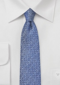 Corbata de caballero moteado estructura azul royal