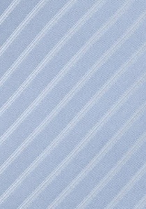 Corbata de niño con diseño de rayas Ice Blue Pearl