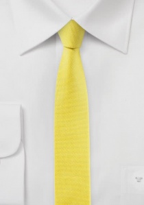 Corbata extra estrecha amarilla