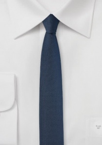 Corbata extra estrecha azul noche