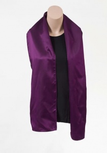 Foulard de mujer de fibra sintética violeta