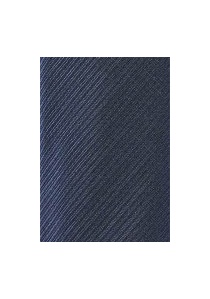 Corbata de caballero estructura rayas azul oscuro