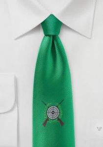 Business Tie Shooter motivo verde noble