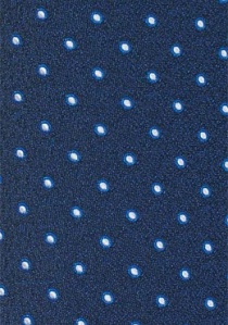 Corbata puntitos azul marino