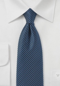 Corbata de caballero mil rayas azul grisáceo