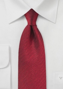 Corbata de negocios Herringbone rojo