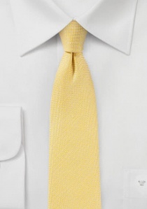 Corbata de caballero con lino en oro amarillo