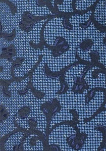 Corbata estructura vegetal azul grisáceo pálido