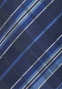 Corbata de caballero motivo a cuadros azul royal