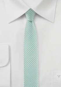 Corbata de negocios de forma estrecha de color