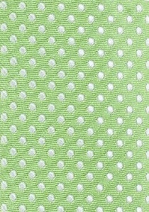 Corbata de negocios delgada de color verde pálido