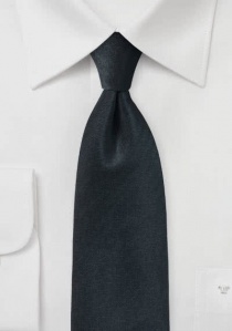 Corbata negra con dibujo de espiga