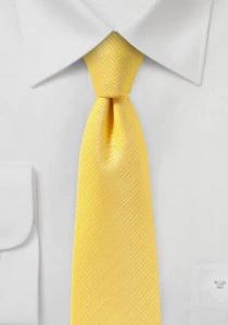 Corbata de caballero estructura a rayas amarillo