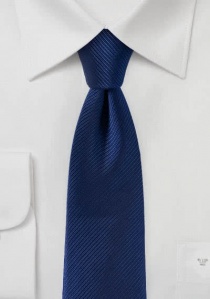 Corbata estructura rayas azul marino