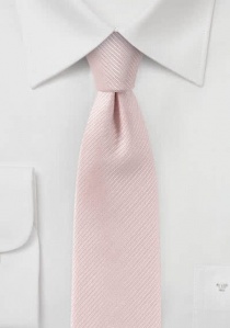 Corbata estructura a rayas rosa
