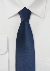 Limoges schmale Krawatte dunkelblau