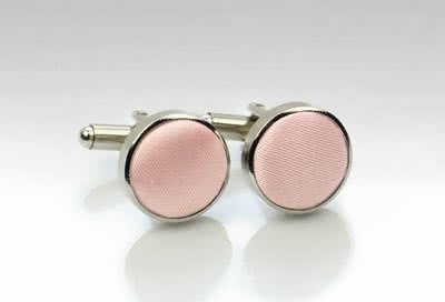 Gemelos de tela rosa Corbatas.es