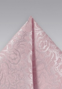 Pañuelo de bolsillo motivo floral rosa