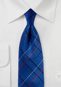 Diseño de corbata azul ultramarino