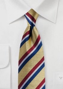 Diseño de raya de corbata amarillo dorado