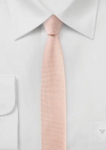 Corbata extra estrecha rosa